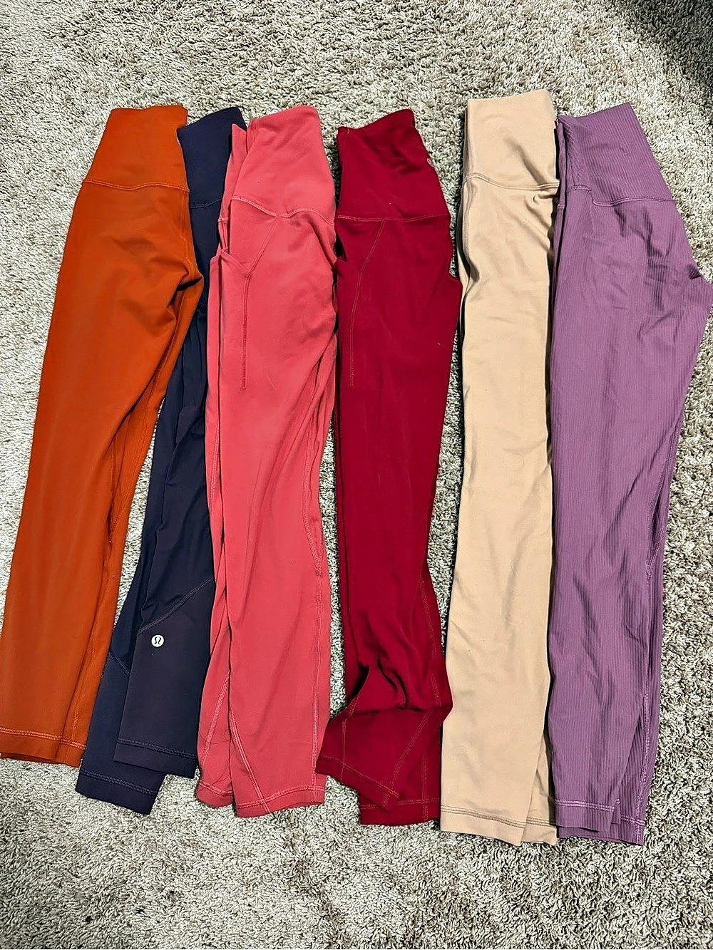 6 pcs lululemon leggings bundle size 2